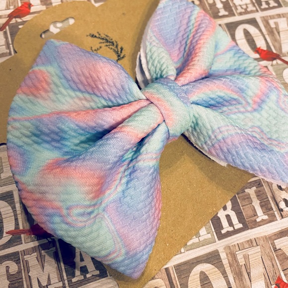 Fabric hair bows - Picture 5 of 5